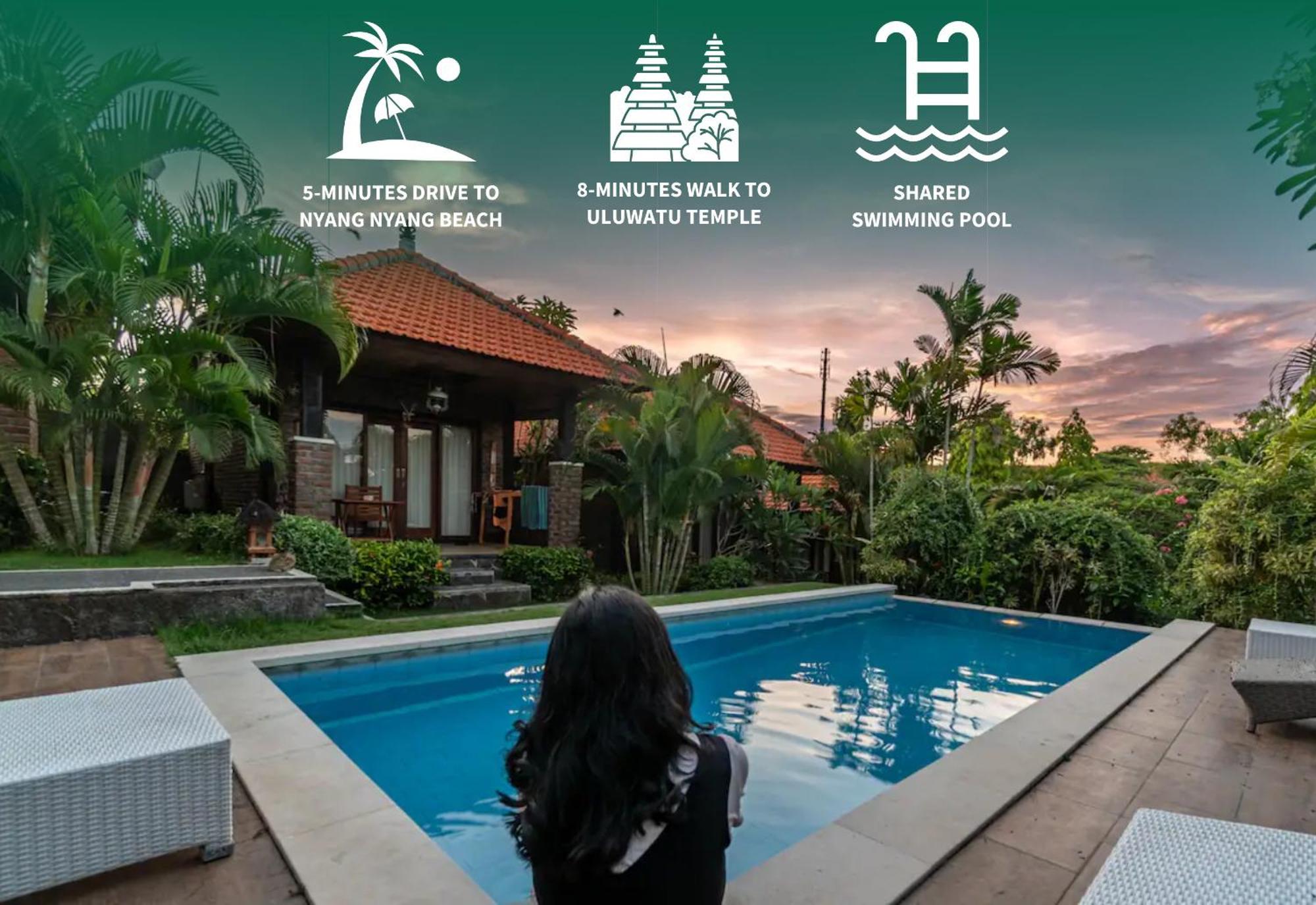 Kubu Nyang Nyang Uluwatu By Bukit Vista Lägenhet Exteriör bild